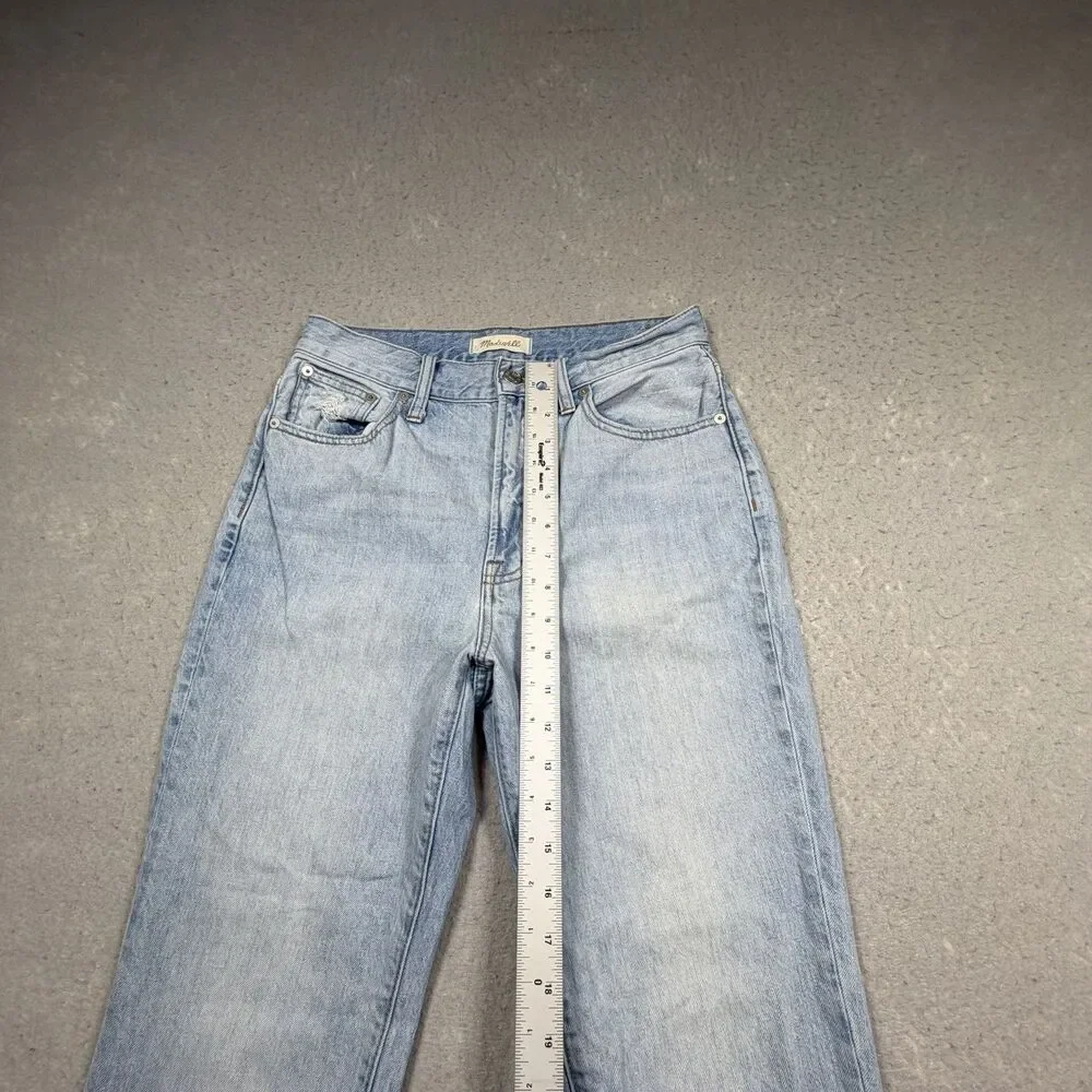 Madewell Perfect Vintage Straight Jeans Women’s 27 Stretch Medium Wash Pockets
